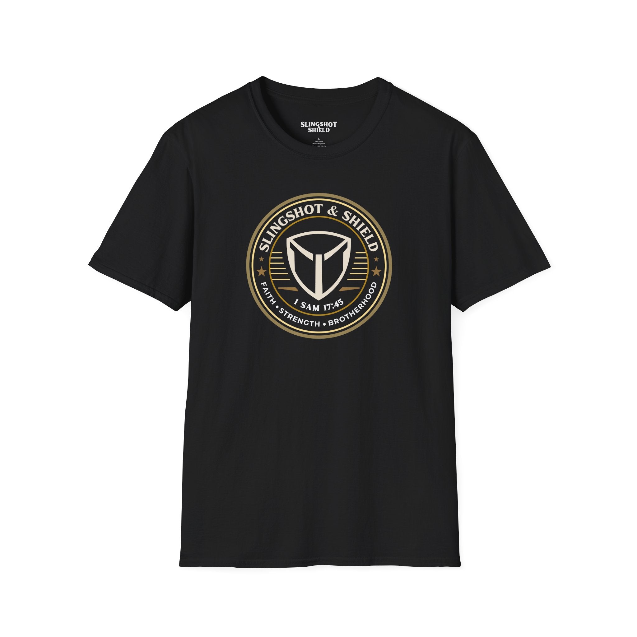 Slingshot & Shield Badge T-Shirt